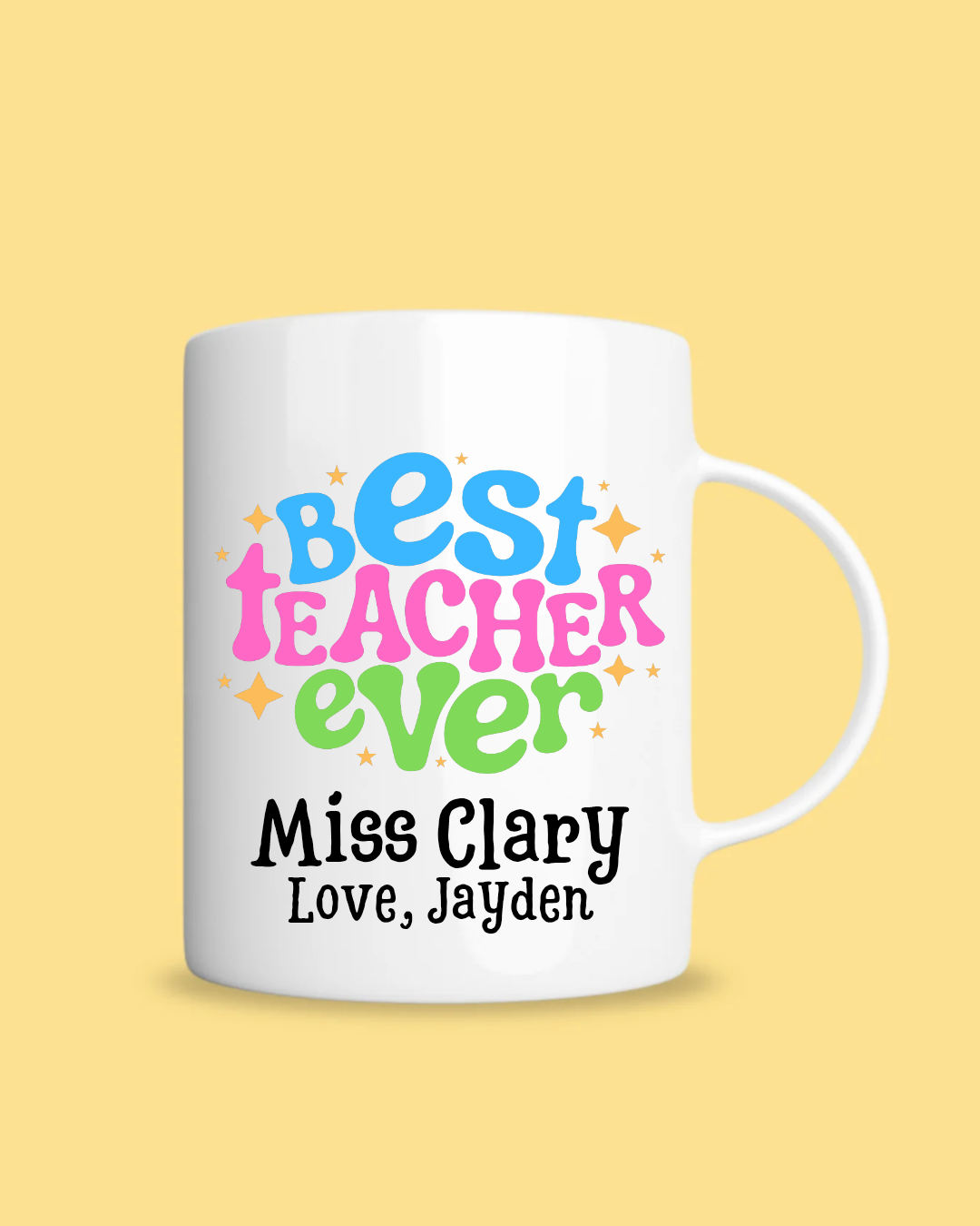 Best Teacher Ever Mug - Personalised