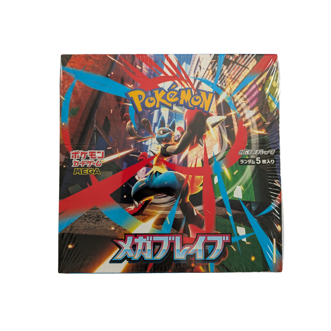 Pokemon Mega Brave M1L Japanese Booster Box Shrink Sealed