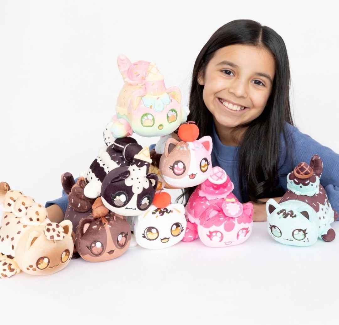 Aphmau Mystery Ice Cream MeeMeows Collectible Cat Plushie