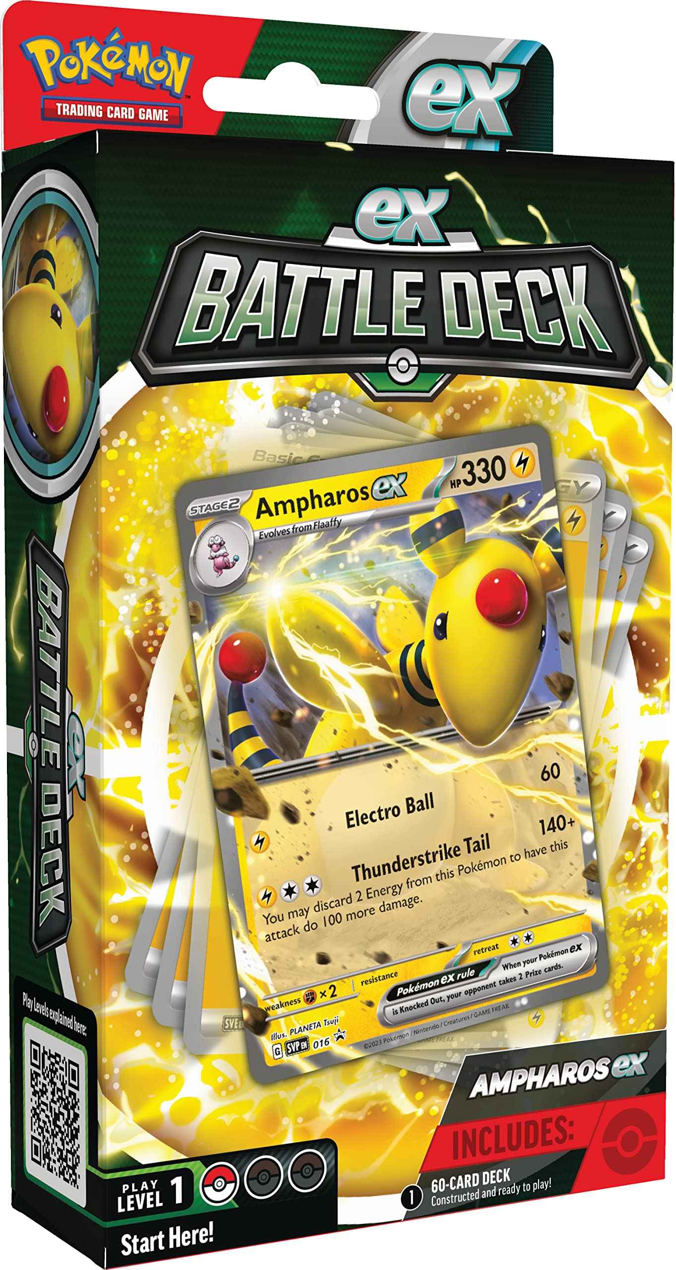 Ampharos Ex Battle Deck Pokemon TCG