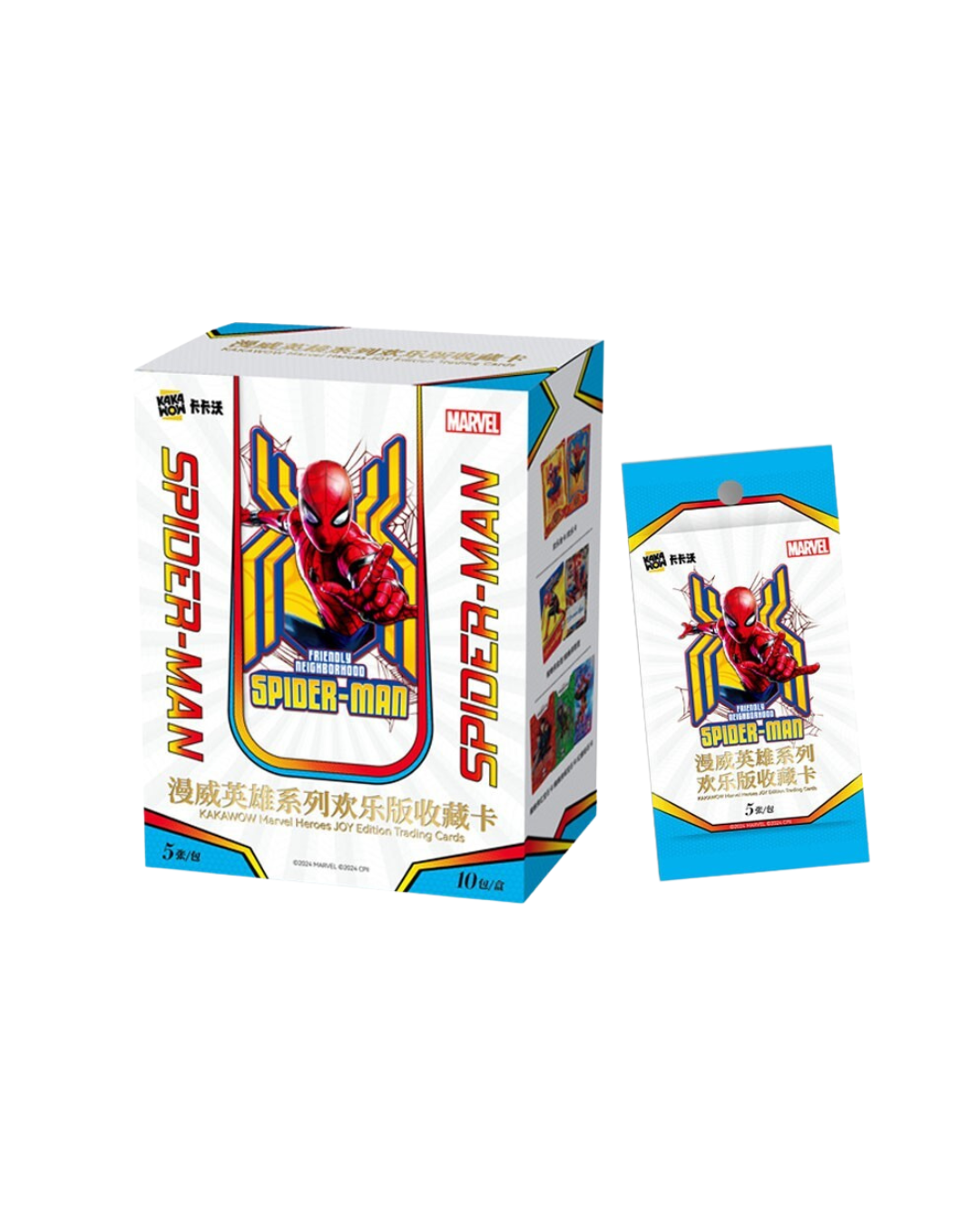 Kakawow Marvel Heroes JOY Edition Trading Cards Spiderman Booster Box (Chinese)