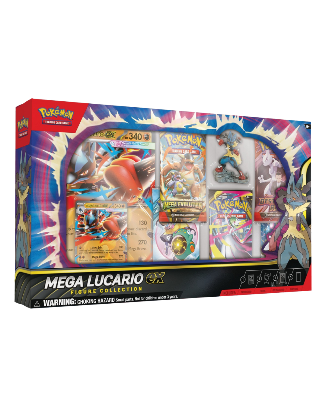 Pokemon Mega Lucario Ex Figure Collection Box