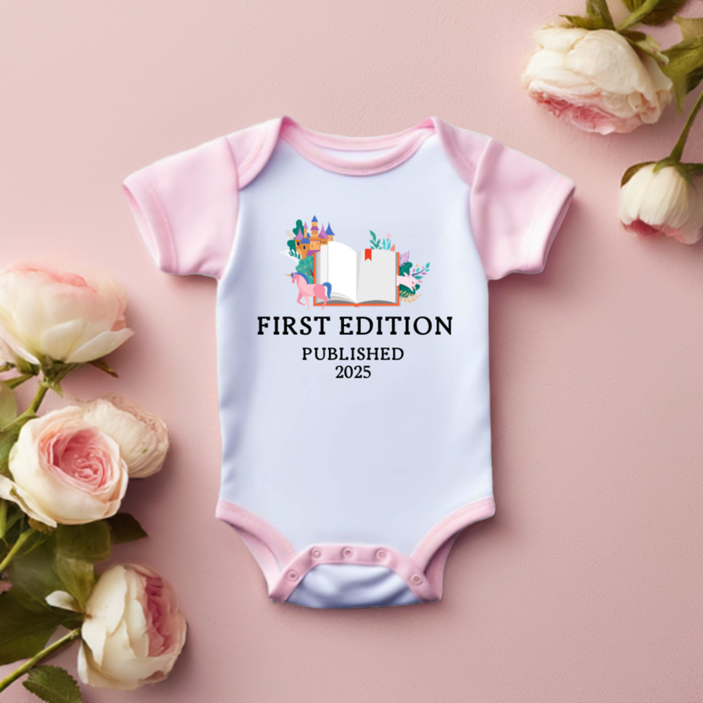 First Edition Baby Grow - Newborn Book Gift For Baby Girls - 3-6M