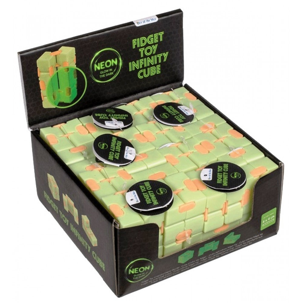 Infinity Cube Glow in the Dark Fidget Toy