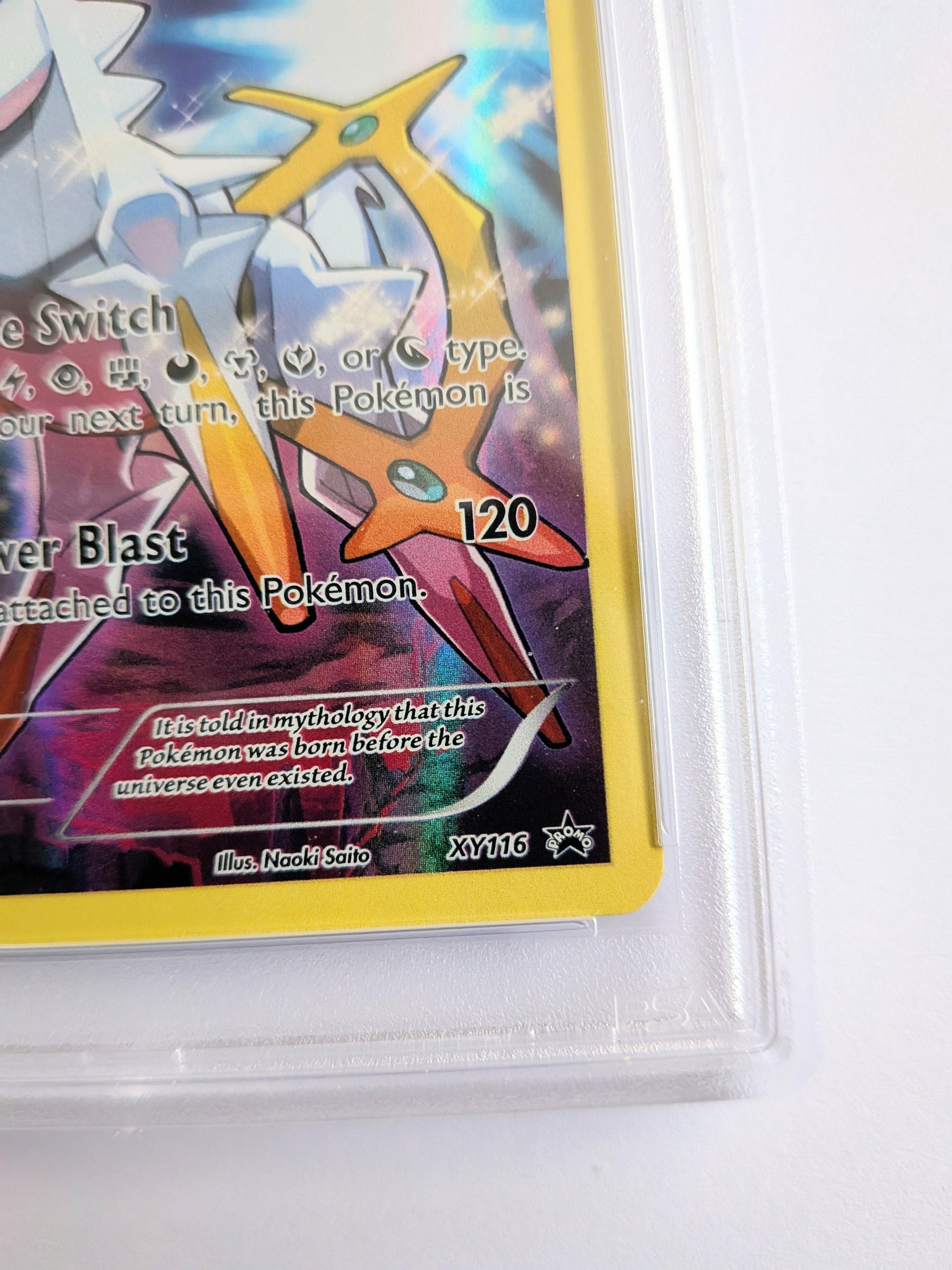 Pokemon ARCEUS PSA 8 XY Black Star Promo trading card #XY116