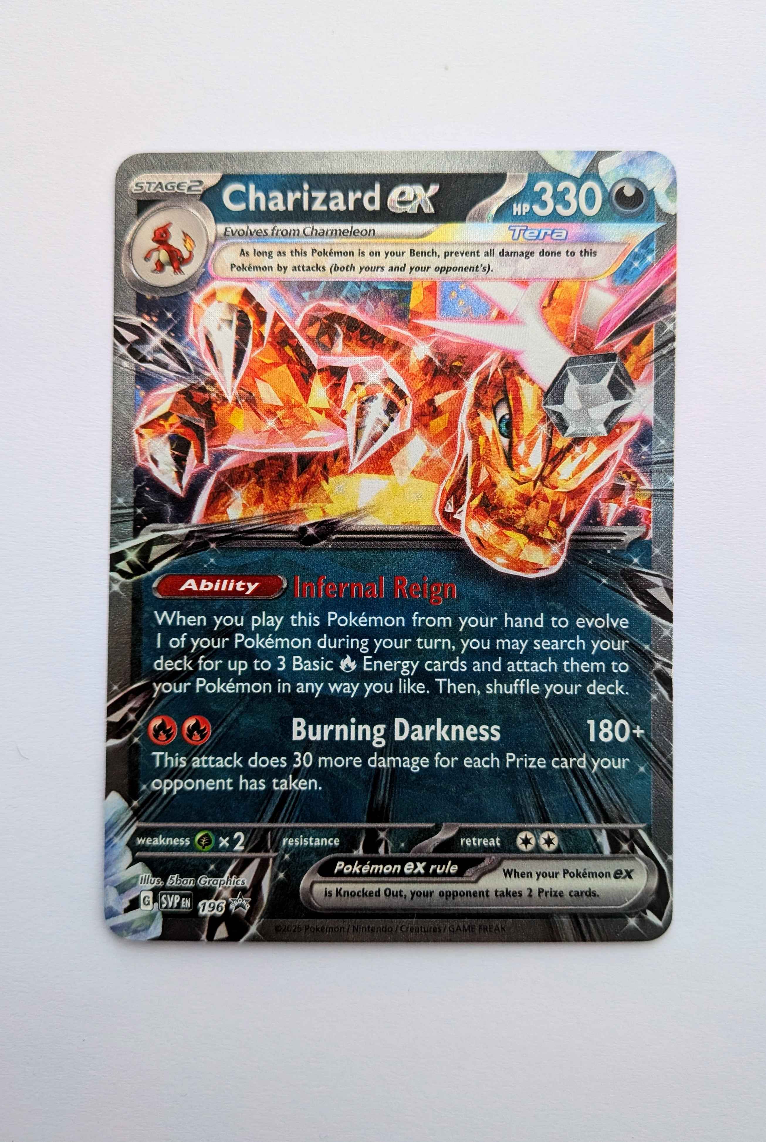 Charizard Ex Promo 196