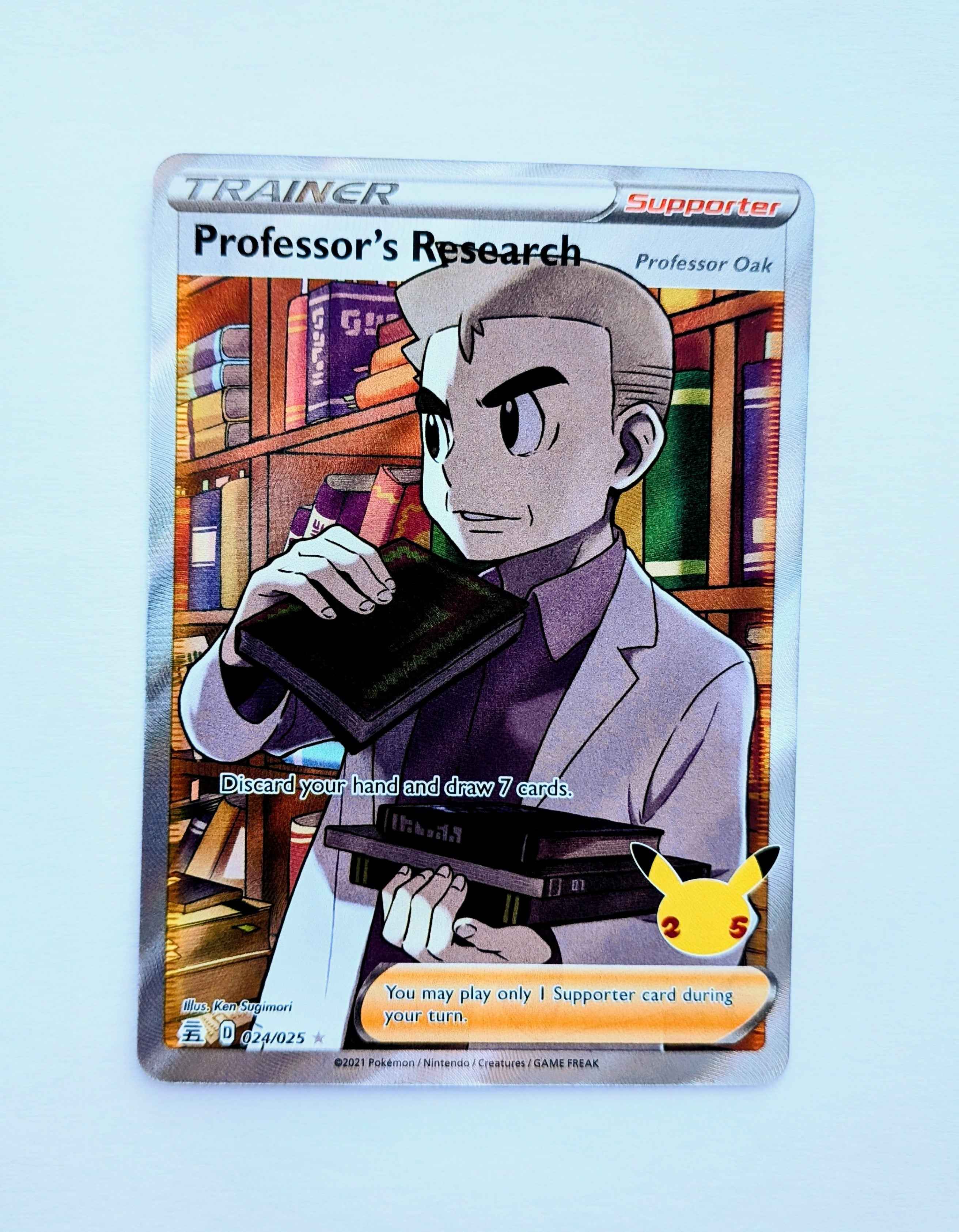 Professor's Research (Full Art) UR 024/025 Pokemon Trainer