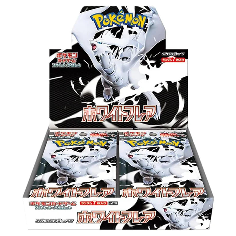 Official Pokémon TCG Scarlet & Violet White Flare Japanese Booster Box, unopened sealed collectable