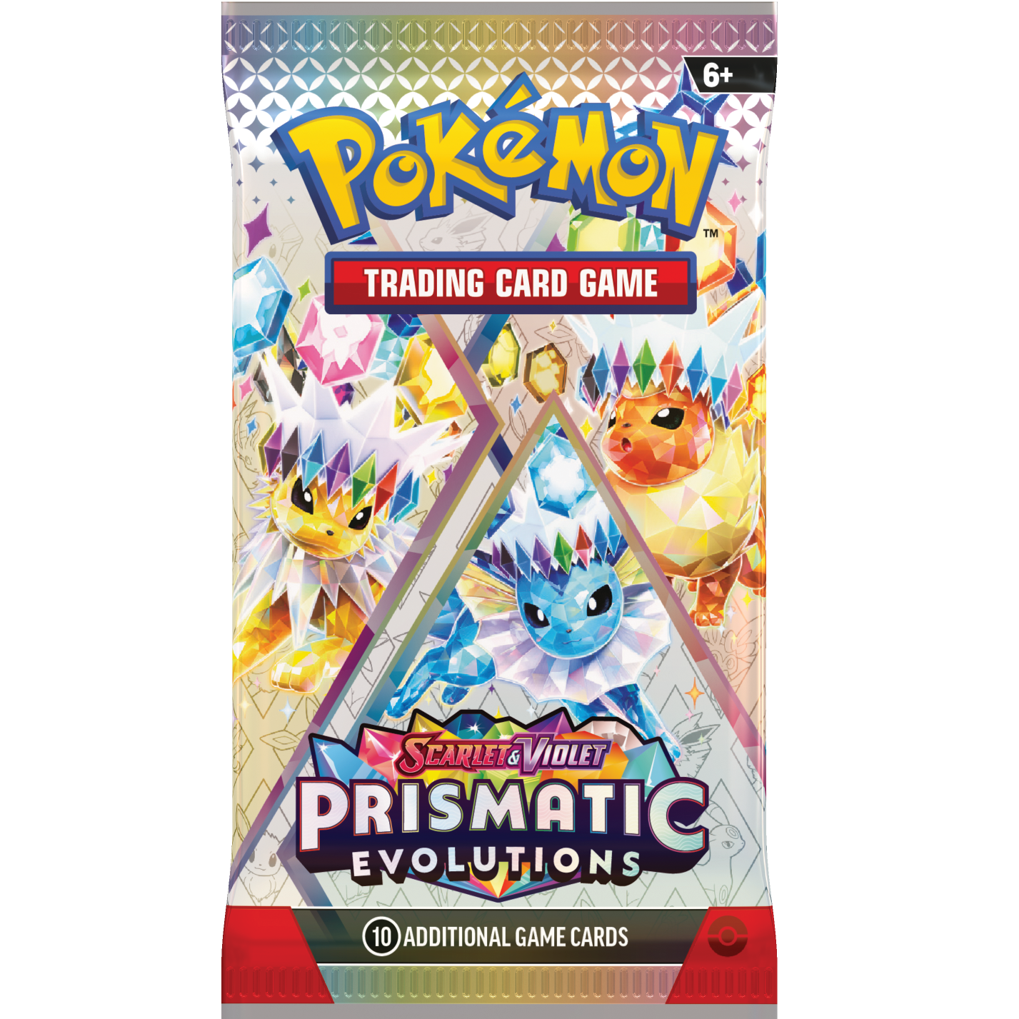 Prismatic Evolution Booster Bundle - Containing 6 packs SEALED