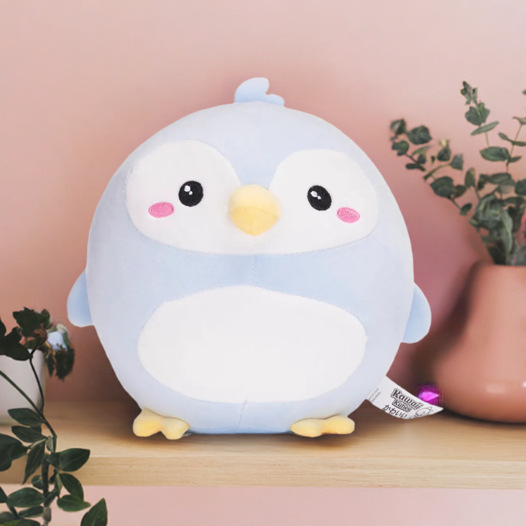 Official Kawaii Kuties Blue Penguin Soft Plush - Patto 10"