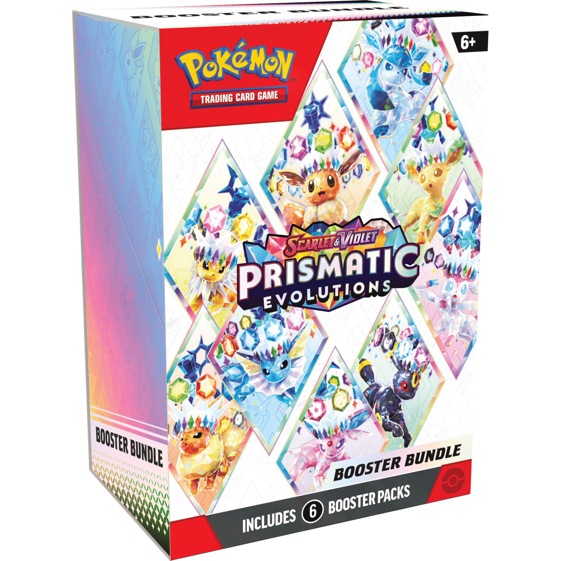 Prismatic Evolution Booster Bundle - Containing 6 packs SEALED