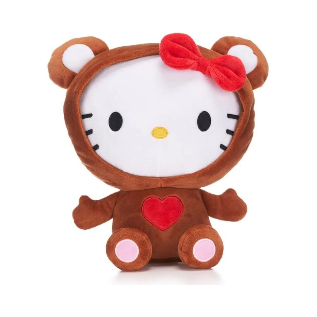 Official Sanrio Hello Kitty Kawaii Kingdom Teddy Bear Outfit Soft Plush 10" Toy