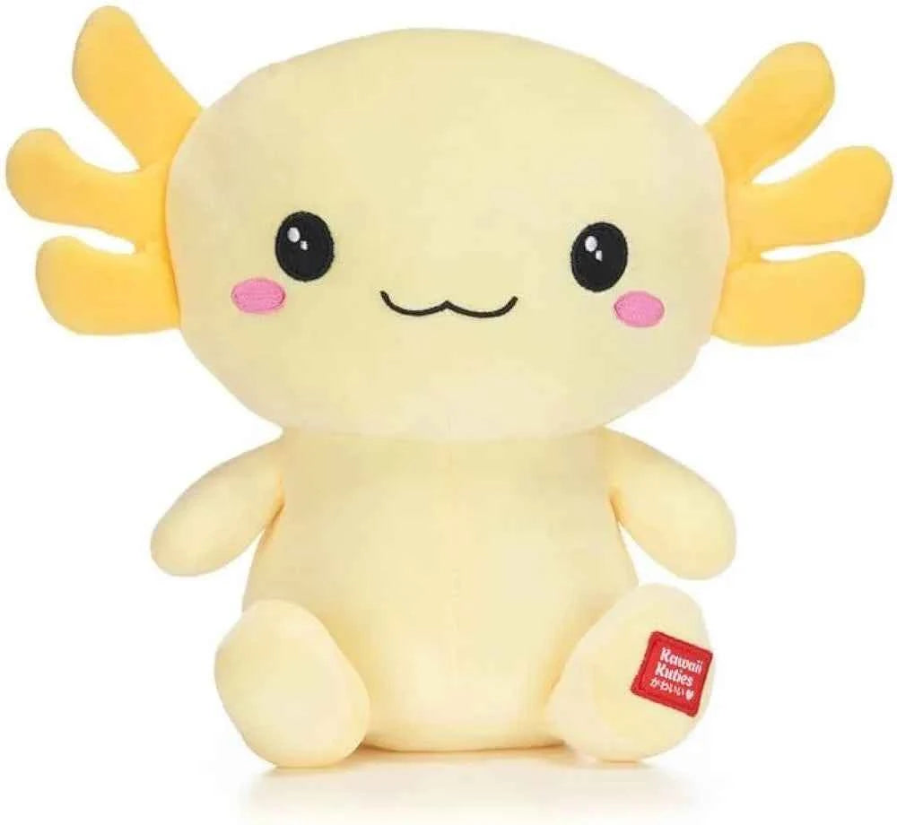 Official Kawaii Kuties Yellow Axolotl Soft Plush - Kai 10"