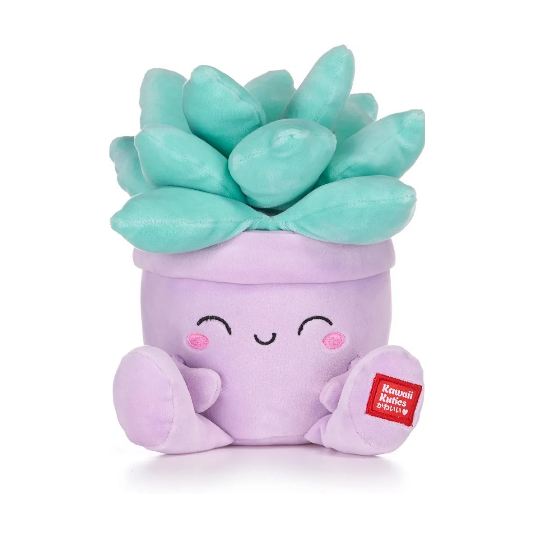 Official Kawaii Kuties Purple Succulent Soft Plush - 9.5"
