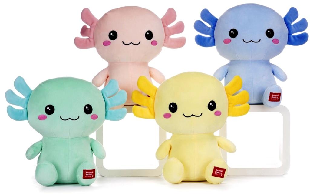 Official Kawaii Kuties Yellow Axolotl Soft Plush - Kai 10"