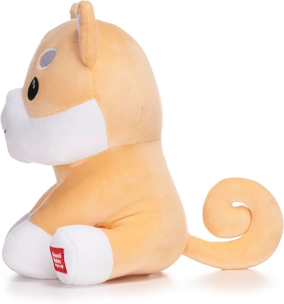 Official Kawaii Kuties Shibu Inu Dog Soft Squishy Plush - Yukio 10"