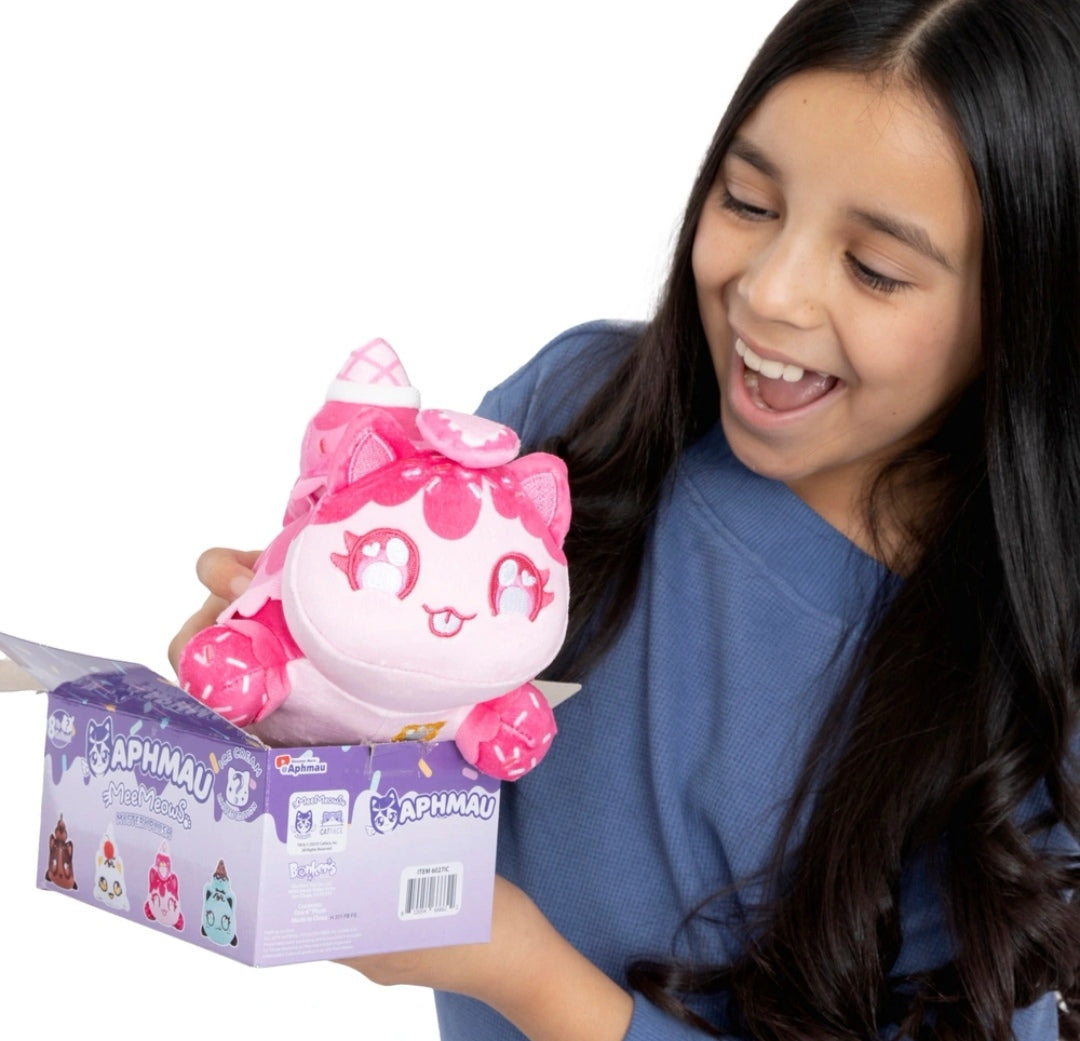 Aphmau Mystery Ice Cream MeeMeows Collectible Cat Plushie